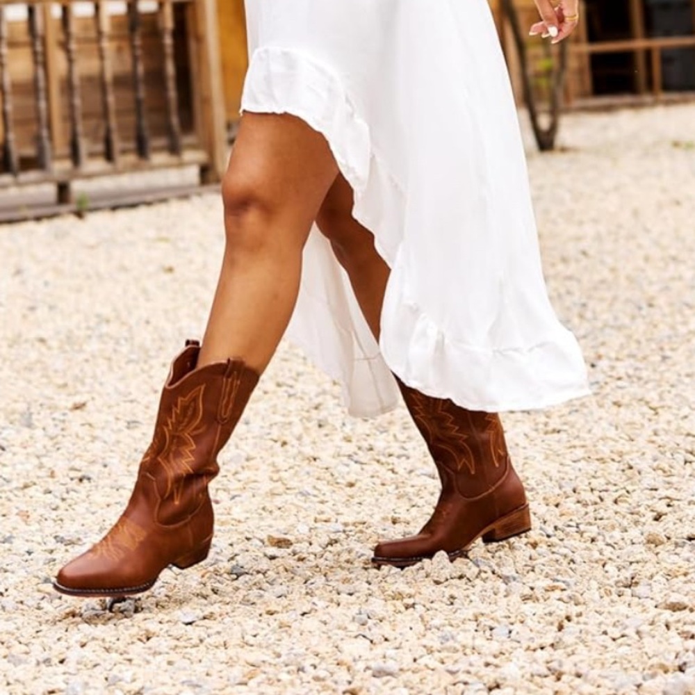 Brown Western Cowboy Boots